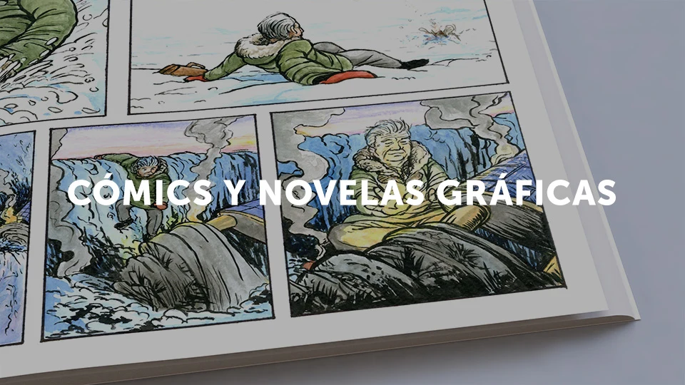 Photo of a colorful self-published graphic novel representing the Lulu bookstore category comics and graphic novels